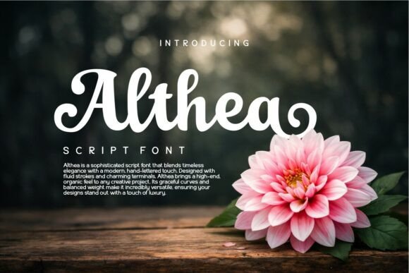 Althea Font: Elevate Your Brand Identity