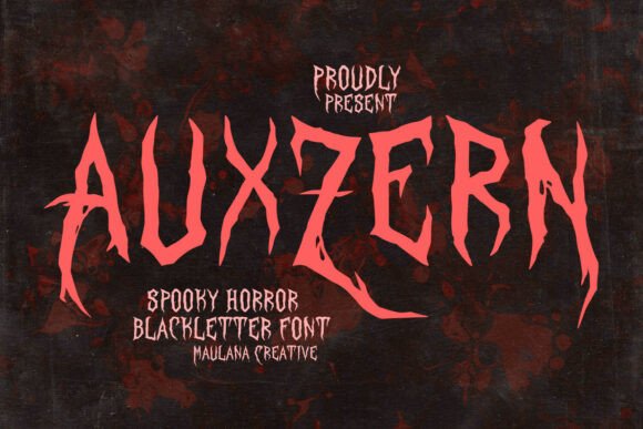 Auxzern Typeface for Bold Brand Identity