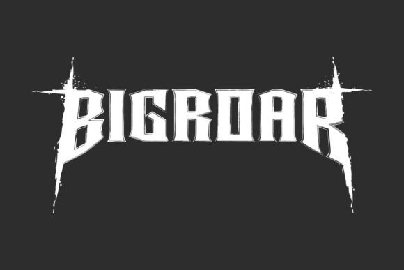 Bigroar Typeface for Bold Maker Branding