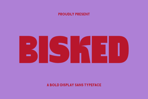 Bisked: A Bold Display Typeface for Modern Web Design