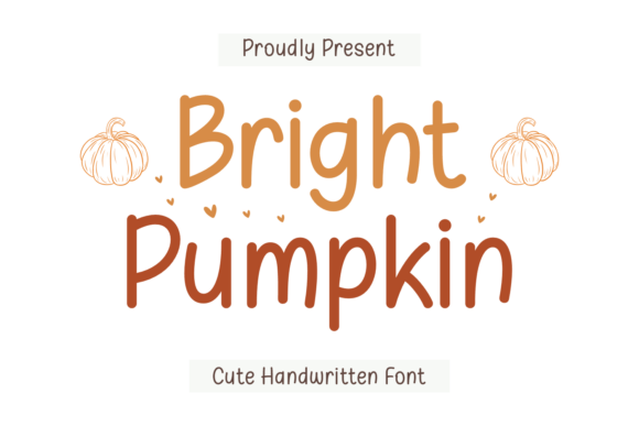 Bright Pumpkin: A Playful Handwritten Display Font