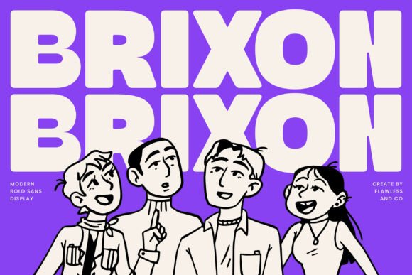 Brixon: A Bold Sans Serif Typeface for Modern Editors
