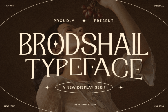 Brodshall: A Premium Display Serif Typeface for Branding