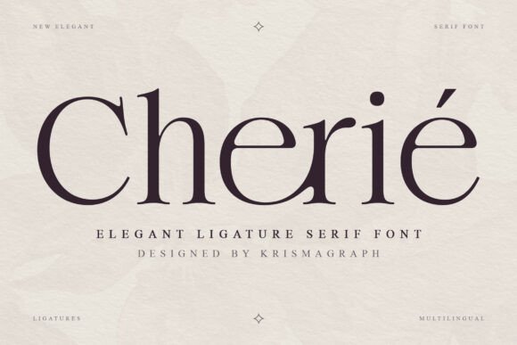 Chérié: The Elegant Serif Font for Makers