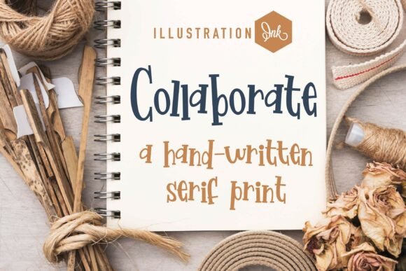 Collaborate Typeface for Digital Branding
