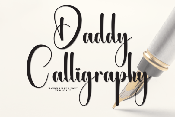Daddy Calligraphy Font for Modern Web Design