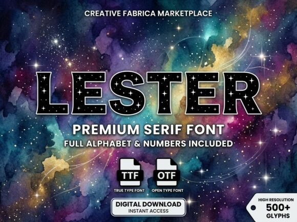 Lester Typeface for Editorial Design