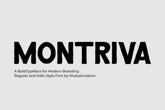 Montriva: The Bold Typeface for High-Impact Campaigns