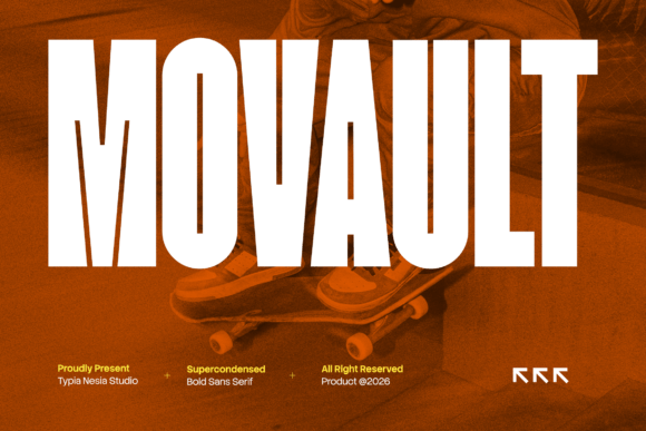 Movault: A Bold Typeface for Modern Brands