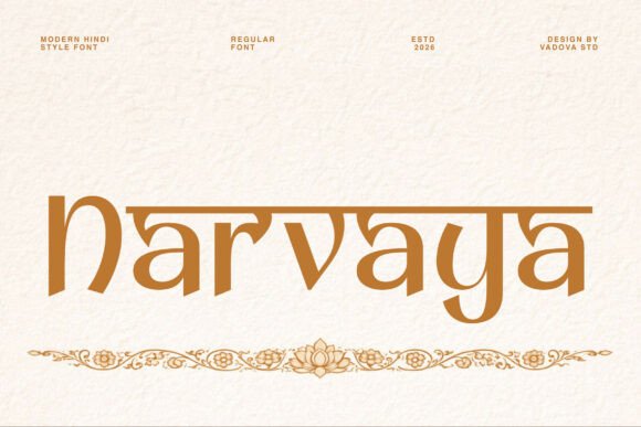 Narvaya Font: Modern Serif for Bold Branding