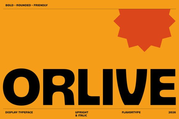 Orlive Typeface for Expressive Web Design