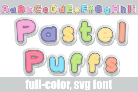 Pastel Puffs: The Soft Display Typeface for Modern Brands