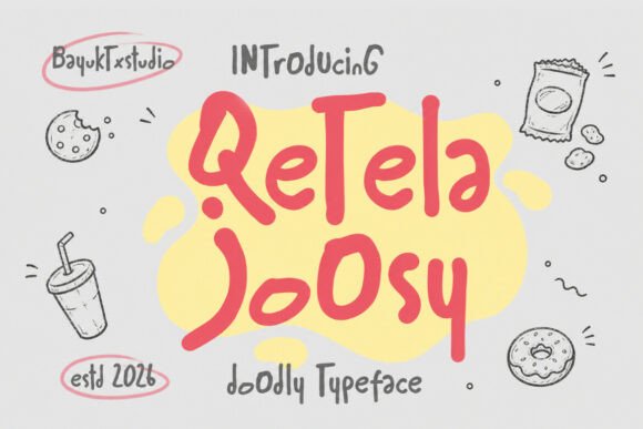 Qetela Joosy Typeface for Editorial Design