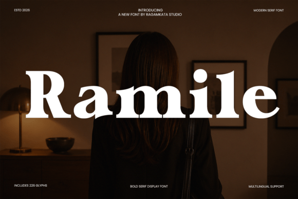 Ramile: A Modern Serif Typeface for Elegant Editorial Design