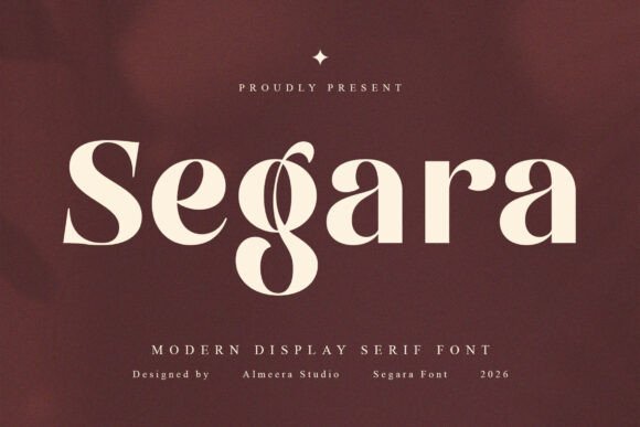Segara: A High-Fashion Serif Font for Makers