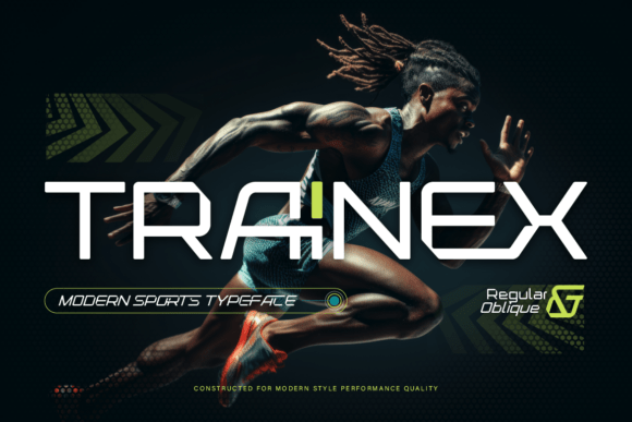 Trainex Typeface for Bold Campaign Headlines