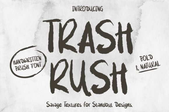 Trash Rush Font for Bold Business Branding
