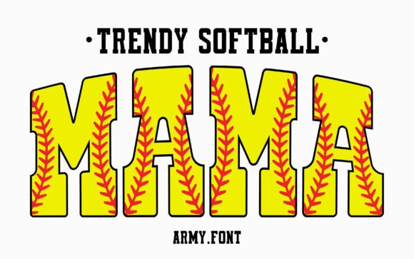 Trendy Softball: A Bold Typeface for Editorial Design