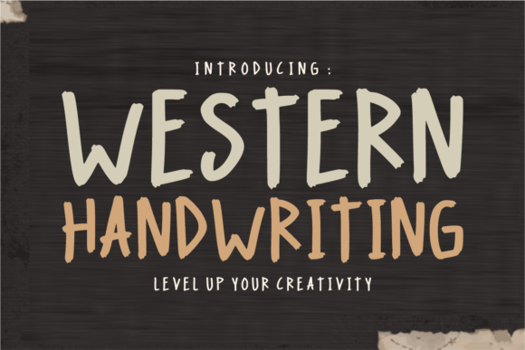 Western Handwriting Font for Bold Marketing