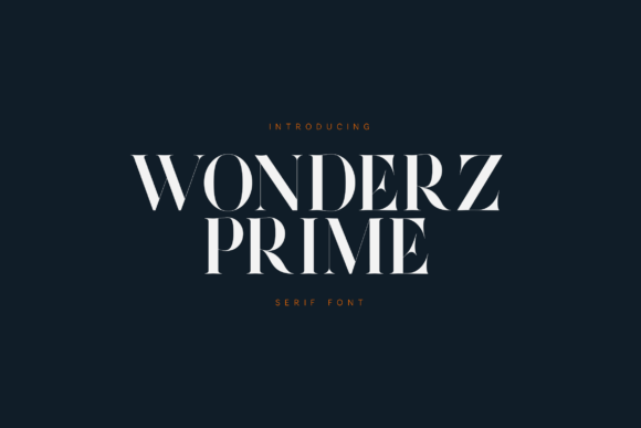 Wonderz Prime: A Premium Serif Font for Brands
