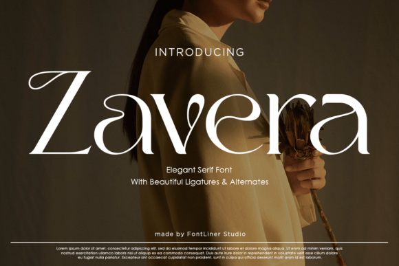 Zavera Serif Font for Elegant Maker Brands